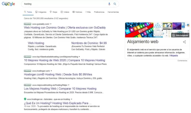 anuncios search google