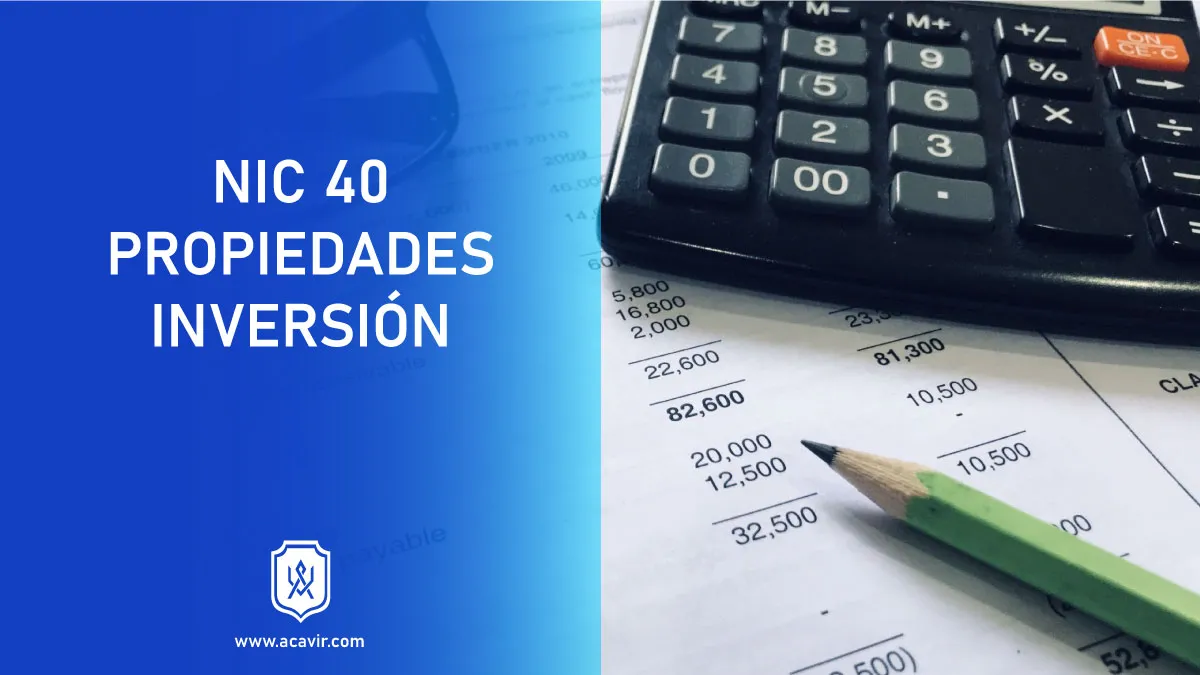 normas internacionales de contabilidad NIC propiedades de inversión
