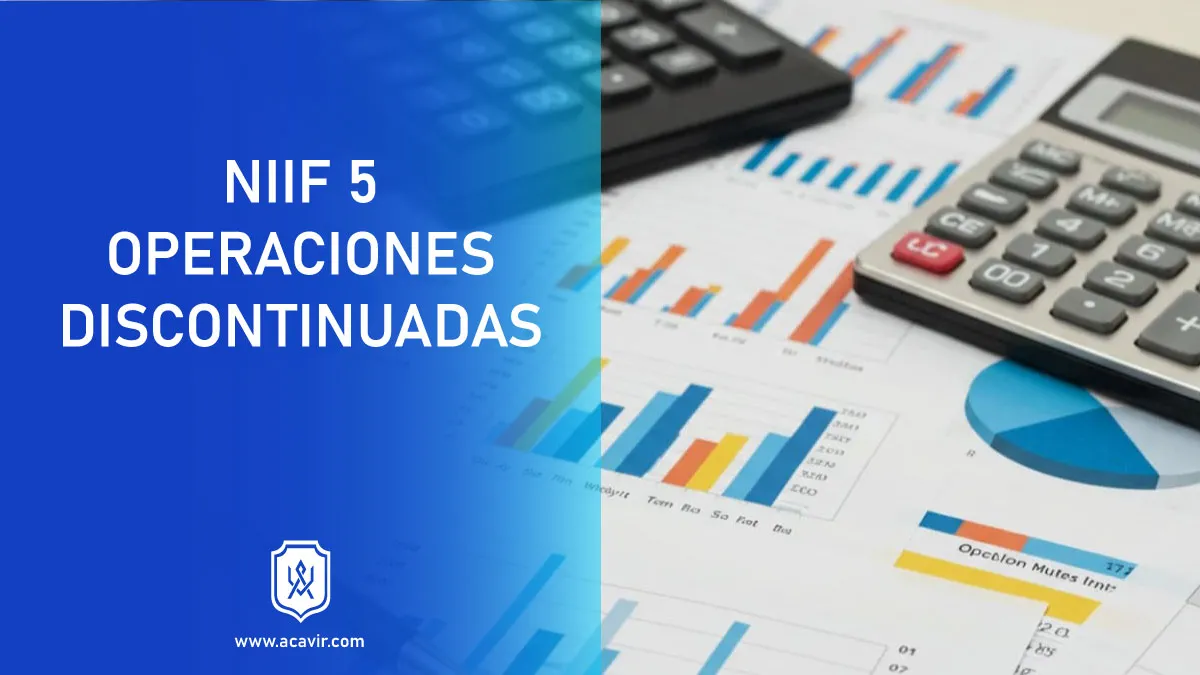 normas internacionales información financiera NIIF activos no corrientes operaciones discontinuadas