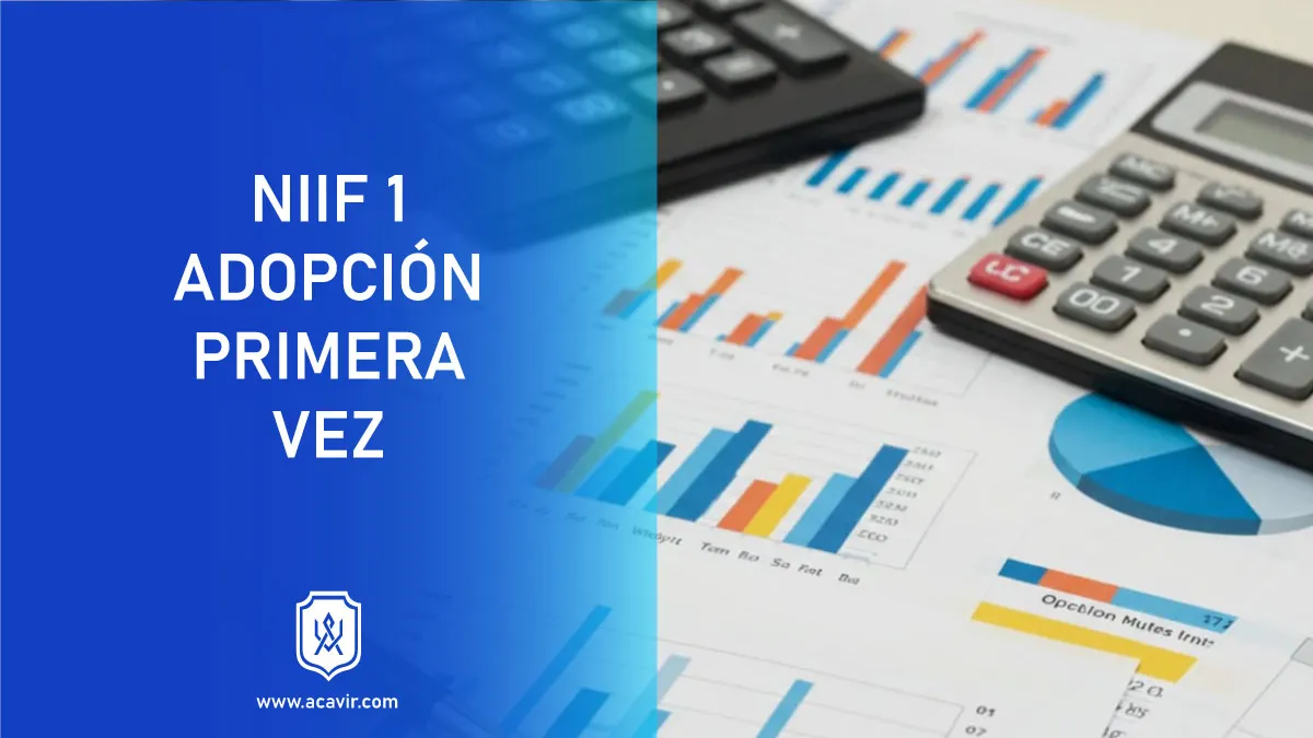 normas internacionales información financiera NIIF adopción por primera vez
