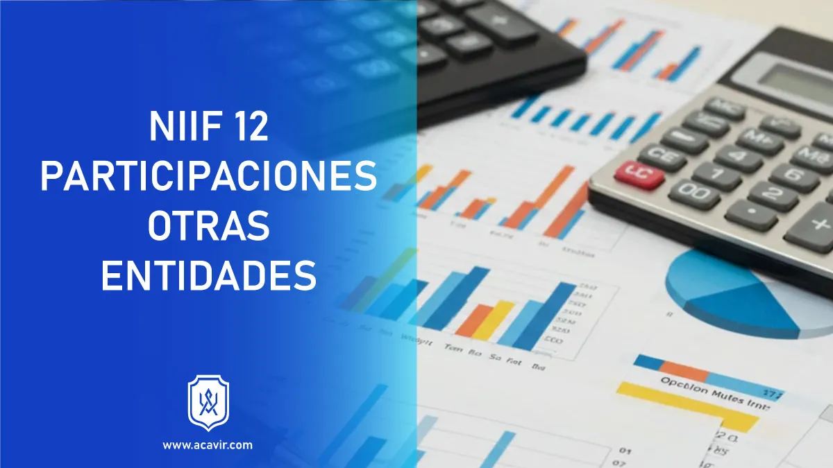 normas internacionales información financiera NIIF revelar información participación en otras entidades