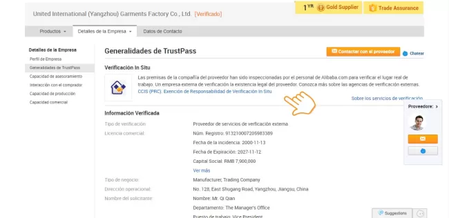 verificar proveedores