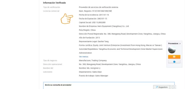 verificar proveedores