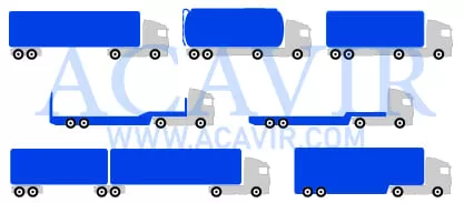 tipos camiones de carga
