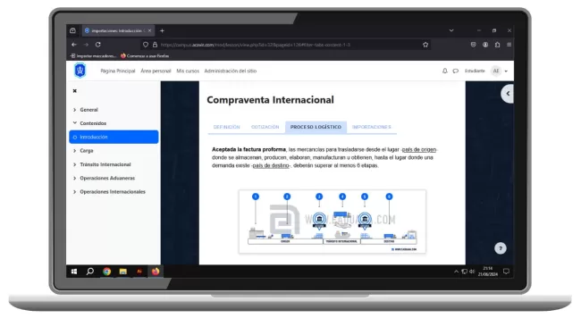 curso importación exportación mercancías