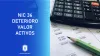 normas internacionales de contabilidad NIC deterioro valor de activos