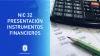 normas internacionales de contabilidad NIC presentación clasificación instrumentos financieros